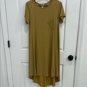 Gold Lularoe Women's Dress